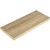MODULARREDO | SMART Mensola da Muro, Scaffale Legno, Mensola da Parete, 56x15.5x1.8 cm, Kit Tasselli Incluso, Rovere Sagerau - Made in Italy