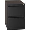 FBasic Classificatore in metallo - a due cassetti - Nero