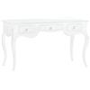 Mar.c.a. Design - Scrivania Arte Povera in Legno 150x75x78 cm 3 Cassetti - Scrittoio Vintage con Gambe Spada Sagomate Made in Italy
