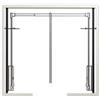 AERREGI APPENDIABITI PER ARMADIO SALISCENDI TIPO SERVETTO MONDO CONVENIENZA (80-121 CM)