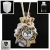 DLM Bomboniere DLM-30378 (Kit 6 Pezzi) Profumatore in Vetro e Tessuto Albero della Vita Angeli Angioletti Puttini Diffusore per Ambienti Profumo Matrimonio Battesimo Comunione bomboniera