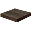 MECSAL CASALINGHI Mensola da Parete Muro, Pensile Scaffale Quadrato, Sistema di Supporto a Scomparsa, in Legno Mdf, Colorata 25x25x4 cm (Wengè)