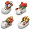 DLM Bomboniere DLM26562 (Kit 24 Pezzi) Scarpetta in Resina con Fiori e Coccinella Portafortuna XD1245 bomboniera