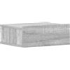 vidaXL Comodino Pensile Grigio Sonoma 40x30x15cm in Legno Multistrato