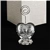 DLM Bomboniere DLM-31790 (Kit 6 Pezzi) Portafoto Memo Clip Icona Fiore con Cuore in Cristallo per Santa Cresima Segnaposto bomboniera