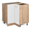 Vicco Mobile ad angolo cucina R-Line, Bianco lucido, 75.6 cm
