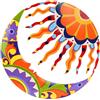 GRADENEVE Decorazione da Parete Arte Murale Elegante e Realistica in Metallo Sole per Interni ed Esterni per Tavoli da Giardino Outdoor