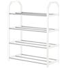 GENERIC Scarpiera verticale | 4 ripiani salvaspazio in piedi per scarpe, grande capacità, stile contemporaneo, organizer per scarpe per interni