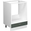 Vicco Mobile per forno da incasso Fame-Line, Verde-oro rustico, 60 cm senza piano di lavoro, per la combinazione con altri moduli della serie Fame-Line