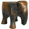 Thaiboo Wilai GmbH Piccolo tavolino elefante piedistallo, tavolino da caffè, sgabello, importato dalla Thailandia (10994)
