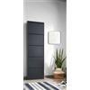 Bissolo Casa SCARPIERA 5 RIBALTE MOD. Cabinet CM 50X15 H. 172 Metallo Nero
