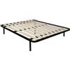 Comprarredo Rete ortopedica matrimoniale a doghe verticali misure 160 x 190 cm, resistentissima rete a tavole in legno massello con 5 piedi e triplo supporto