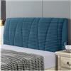 YUEZHONG Copritestata Letto In Pelliccia Sintetica Di Coniglio For Letto Matrimoniale Queen Size, Copritestata Con Imbottitura Spessa, Copritestata Antipolvere For L'arredamento(Blue,180x65cm/71x26in)