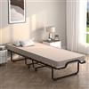 COSTWAY Letto Brandina Pieghevole con Materasso, Made in Italy, 200x90 cm