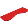 MODULARREDO | CUPIDO Mensola da Muro, Mensola Cameretta, Mensola da Parete, 76x26x1,8 cm, Rosso, Kit Tasselli Incluso - Made in Italy