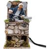 Joy Christmas Pastore per Presepe in Movimento 14 cm x 9 cm Uomo con Attrezzi Fabbro 50605
