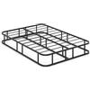 GIANTEX Telaio Letto Matrimoniale in Metallo 140x200 Cm, Struttura Letto Piattaforma con 16 Barre di Supporto, Doghe, Piedi Antiscivolo e Capacità di Carico 300 Kg, Nero