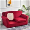AQIGR 1/2/3 posti Copridivano elasticizzato con 1/2/3 cuscini di seduta separati ad alta elasticità per poltrona, protezione per mobili, colore: #27, dimensioni: 2 seater)