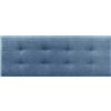 DHOME Testiera letto Capitoné. Testiera imbottita ACUALINE Tessuto e similpelle. Testate per letti matrimoniali e singoli (Tessuto blu, 160x60 (Letti 150/160))