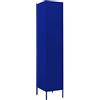 vidaXL Armadio Blu Marino 35x46x180 cm in Acciaio