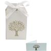 LE GEMME DI VENEZIA 20 Scatola Portaconfetti Albero della Vita 5,5x3.5x10 cm Bomboniera Matrimonio Battesimo Comunione Completo di bigliettino con Stampa Personalizzata