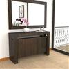 VE.CA.s.r.l. VE.CA - Tavolo Allungabile Mercurio XXL, Made in Italy - Console Allungabile con Porta Prolunghe fino a 3 Metri, 16 Posti Wenge - Moderno da Sala da Pranzo (Wenge, 16 Posti)