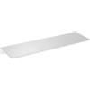 Monbaer Mensole galleggianti da parete in metallo bianco, mensola per bagno, camera da letto, cucina, libreria, soggiorno, decorazione per la casa (60 x 20 cm)