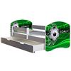 ACMA Letto per Bambino Cameretta per Bambino con Materasso Cassetto II Grigio (14 Goal, 160x80 + Cassetto)