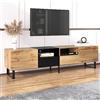 Azkoeesy Mobile TV 190 x 38 x 48 cm, 2 Cassetti 2 Ante