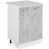 Vicco Mobiletto base cucina R-Line, Calcestruzzo, 60 cm
