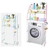 OISE ART STORE Trade Shop - Organizer Mensole Scaffale sopra Lavatrice WC Bagno Salvaspazio