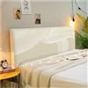uyeoco 180/150/160/100cm Copri Testata Letto Matrimoniale, Fodera per Testiera Letto Elasticizzata Lavabile Copri Testiera Letto all-Inclusive per Testiera Camera da Letto e Albergo(Color 2,200cm(79inch))