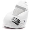 Avalon - Pouf Bambini Jazz in Ecopelle Deluxe Super Resistente, Pouf Sacco di Qualità Sartoriale, Bean Bag per Sedersi Ergonomico, Pouf a Sacco Impermeabile, Made in Italy(56x76cm-Bianco)