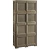 Tontarelli S.p.A. Armadio 4 Moduli,4 Ante Lisce+4 TRAF. 19605019, WENGÈ, 79x47x164 cm