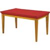 SalGiu Copritavolo Mollettone x6 x12 Posti Rettangolare (Bordeaux, 6 Posti)
