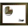 Neumann Bilderrahmen Cornice barocca verde con bordo decorato serie 370 - Cornice vuota, 40 x 60 cm