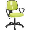 Klihome Sedia da Scrivania per Bambini, Sedia da Studio Girevole, Verde | Sedie Ergonomica con Ruote, Tessuto a Rete Traspirante, Sgabello Girevole con Schienale Regolabile Automaticamente