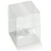 Aurora Store 20x Scatoline rettangolari in PVC Trasparente - 18x18x20cm Scatoline portaconfetti bomboniere Feste Matrimonio Compleanno 20 Pezzi