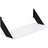 AKKE Mensola da Muro Design Bagno Cucina Bianco 70cm x 20cm