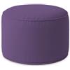 chilly pilley Sgabello Poggiapiedi Impermeabile Pouf A Sacco Con Imbottitura Eps Cuscino Per La Seduta Pouf Rotondo Per Bambini E Adulti Ampia Scelta Di Colori (Viola)