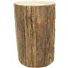 COSE DA CASA Tronco di Albero in Legno Naturale con Corteccia Realistico H40x25 Rotondo Vuoto Ideale per lavorazioni Decorazioni rustiche, Fai da Te, arredo Interno ed Eventi Speciali.