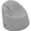 Ready Steady Bed Poltrona a Sacco per Bambini | Comodo Sedile BeanBag per Interni ed Esterni | Mobili per Bambini Resistenti all'acqua | Design Ergonomico Durevole Comodo (Argento)