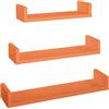 MODULARREDO | CALAMITA Set di 3 Mensole da Muro, Arancione