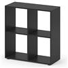 Vicco Divisorio Pilar Libreria Scaffale verticale Armadio per ufficio Armadio 12 scomparti