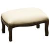 Pieffe Mobili Liscio Poggiapiedi Pouf, Legno, Noce, 30 x 20 x 15 cm