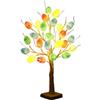 Generic Albero delle Uova di Pasqua - Base Dura, Collegamento A Luce Rapida, Parte Rosa Ordinata, unità Ad Alto Flusso, Centrotavola con Rami Pieghevoli A LED | Alberi di Pasqua da Tavolo da 23,6 Pollici