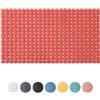 Inbagno Tappetino Antiscivolo Doccia Rosso Mattone 40x73 cm in plastica, Retro con Ventose Aderenti, Spring