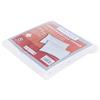 Daunex Zipper Coprimaterasso, 100% Cotone, Bianco, Matrimoniale, 50 x 80 x 2 cm