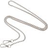 PLAFOPE Catena Tracolla Sostitutiva da 1,2 Metri Argento in Lega di Zinco per Borsa Pratica e Chic Senza Manico per Borse da Donna, per Clutch Fai-da-Te