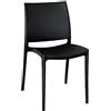 okAffareFatto di Zimbardi Costanza OKAFFAREFATTO MADDALONI Sedia altea in plastica colore nero modello confort